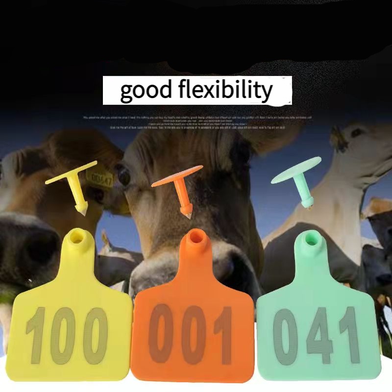 10/50Pcs Big cow ear tag Dairy cow identification tag Dairy cow ear tag