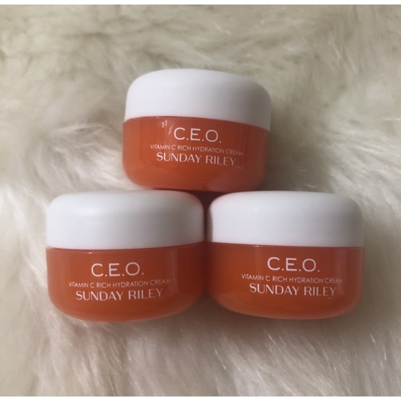 SUNDAY RILEY C.E.O. Vitamin C Rich Hydration Cream 8g | Shopee Philippines