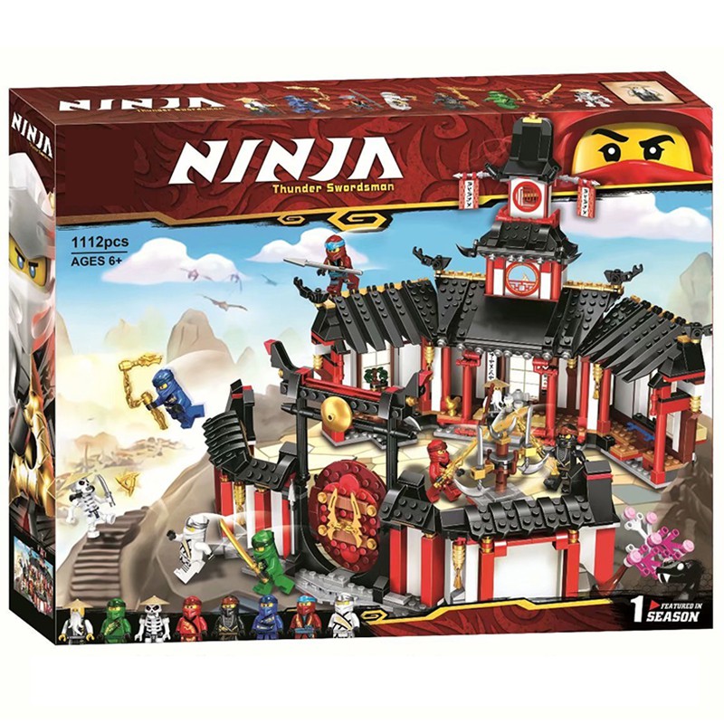 New Spinjtzu Ninja Monastery 1112PCS 11165 Compatible Toy Ninjagoes ...