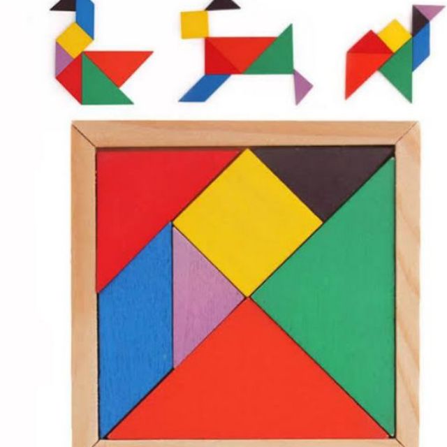 Wooden Tangram Puzzle Toy BF-1354 | Shopee Philippines