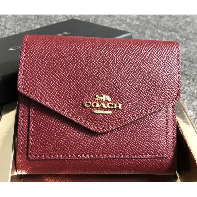 Coach wallet crossgrain on sale leather