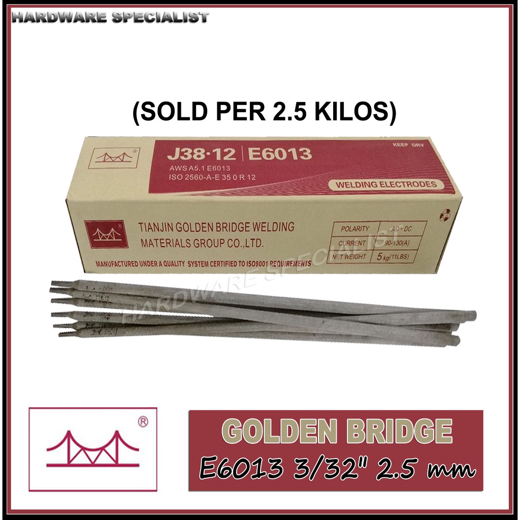 Welding Rod Golden Bridge E6013 3/32