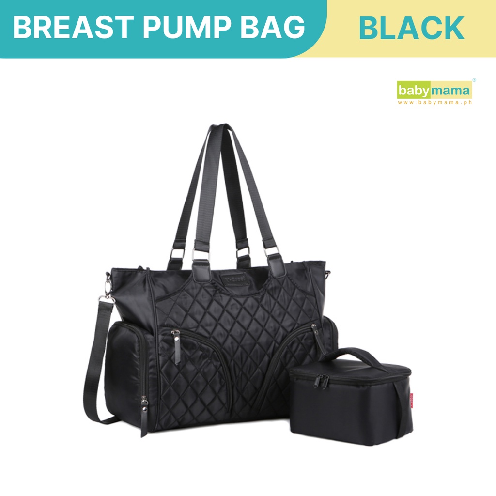V-Coool Breast Pump Bag with Cooler Bag - Black - Babymama