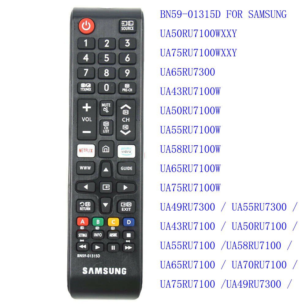 SAMSUNG Universal Smart tv remote control BN59-01315D FOR SAMSUNG LED ...