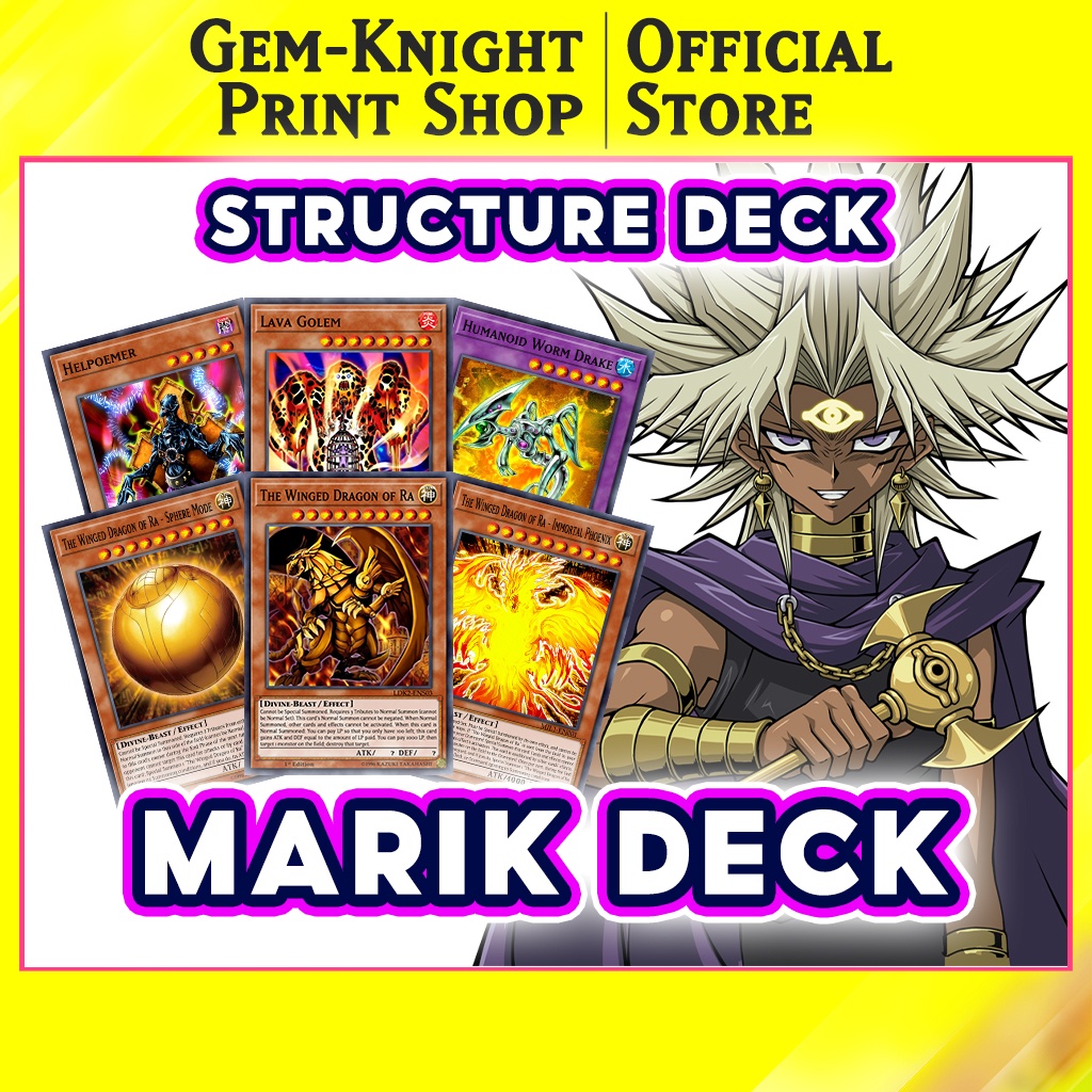 [Printing Post] Yugioh Deck - Marik Ishtar Deck (Yami Marik) | Shopee ...