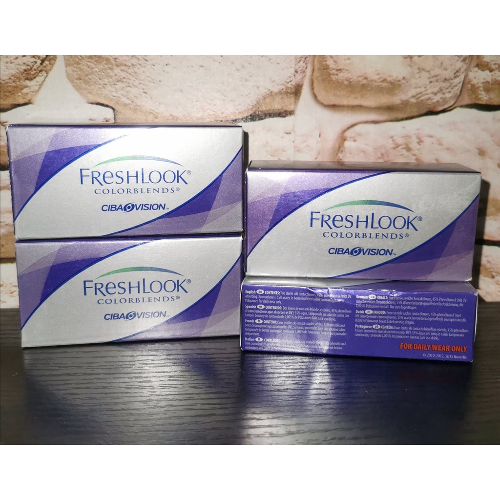 Freshlook Colorblends with (-)Minus Grade / Colored Contact Lenses ...