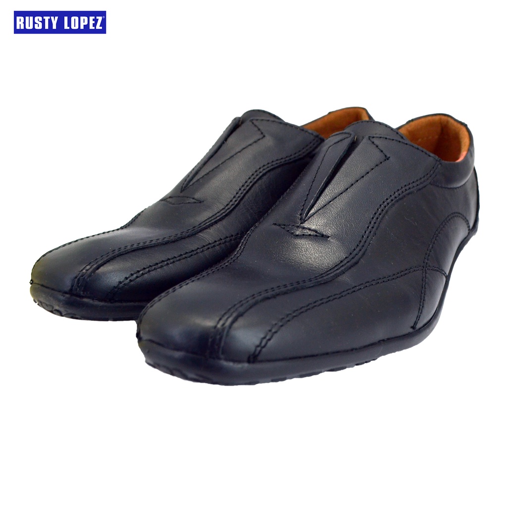 Rusty Lopez Kid's Leather Loafer Shoes (boys) Shopee Philippines