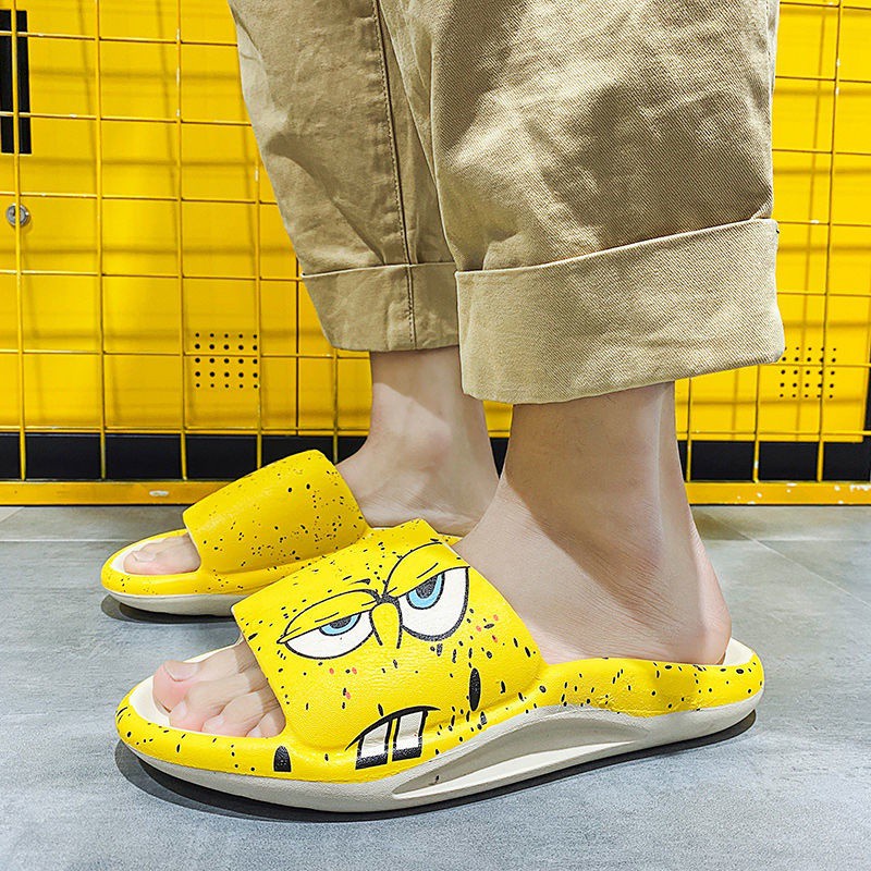 Slippers Yeezy Slides Spongebob HEEL2TOE Kanye West Yeezy Slide