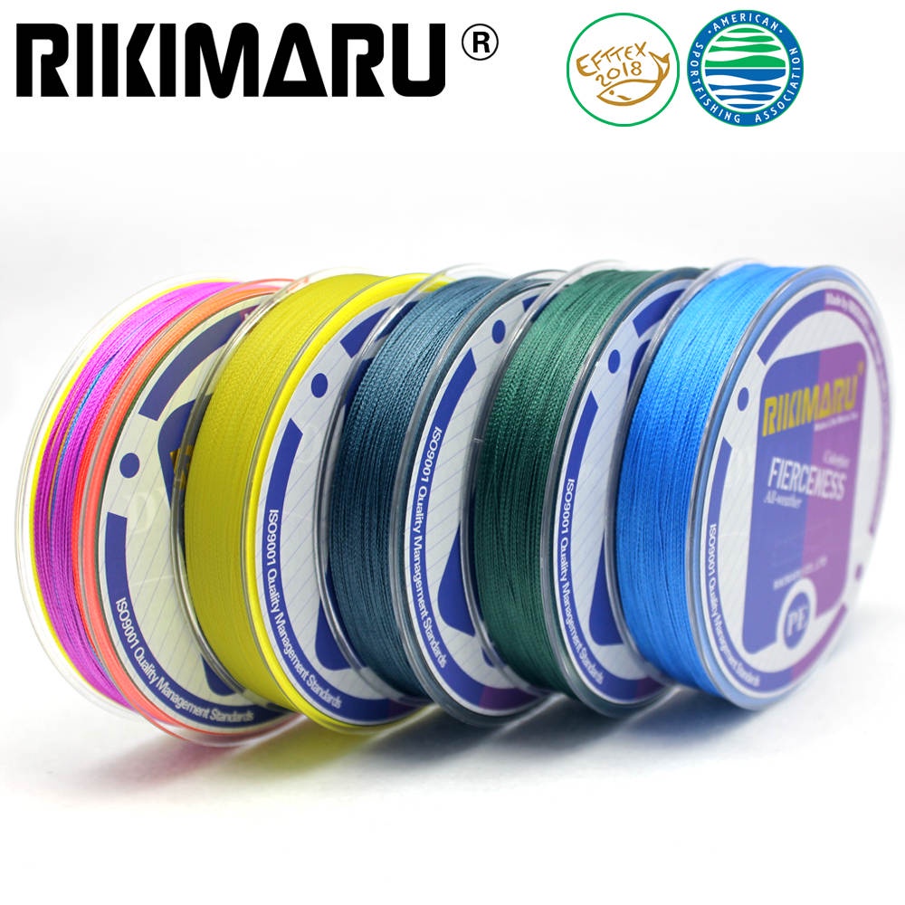 Rikimaru “x4 Fierceness Fluoro Set” 4 Strand 300m Tournament