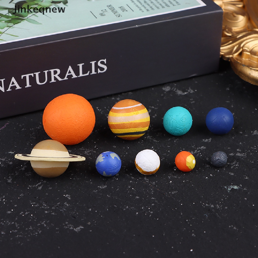 JIN 9PCS Simulation Solar System Earth Planet Model Figures Teaching ...