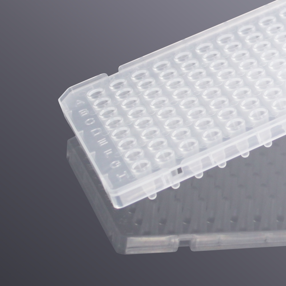 96-well PCR Microplates PCR Plate Half Skirt Transparent PCR Tubes 0 ...