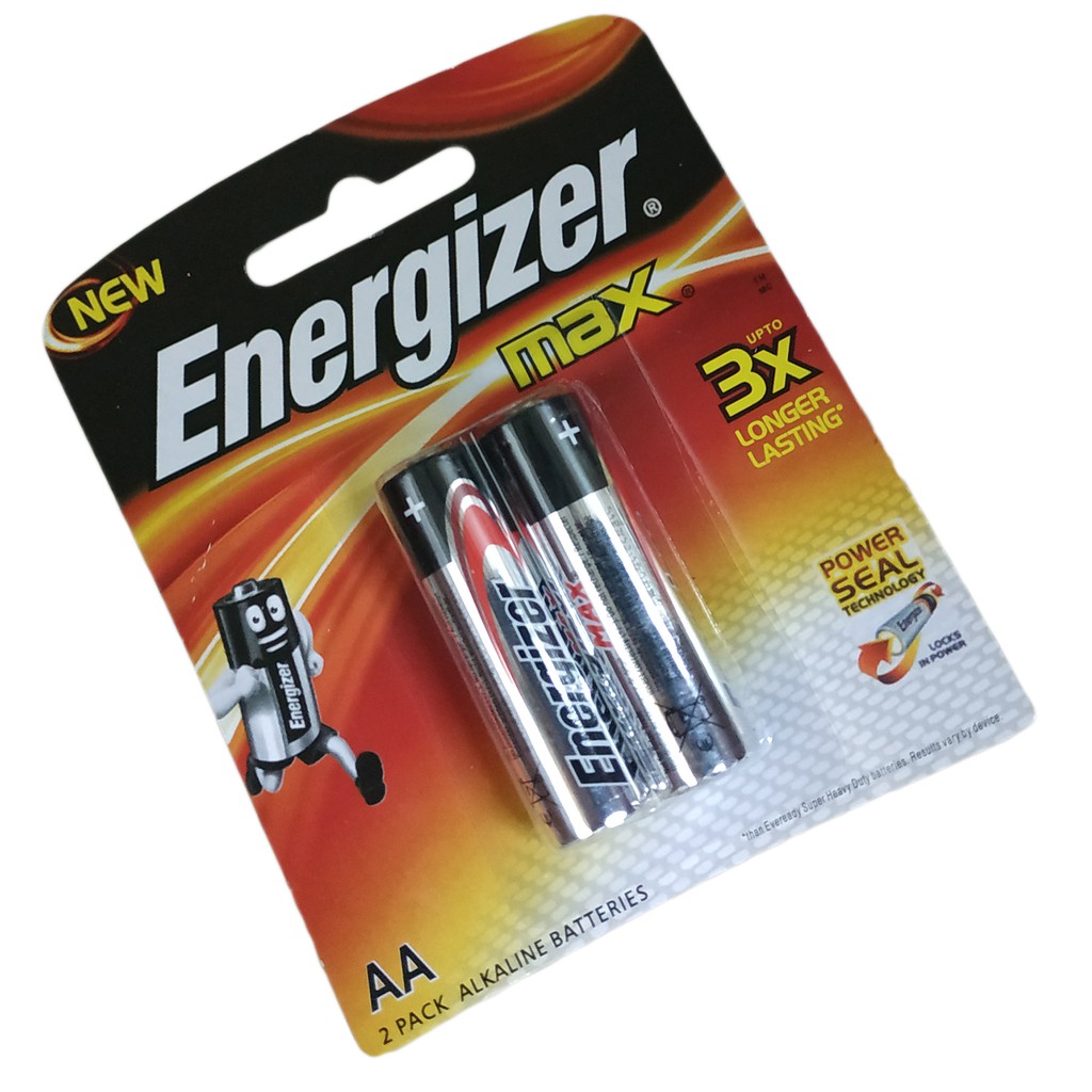 Energizer Original Battery Size Aa Double A Price Per 2 Pieces