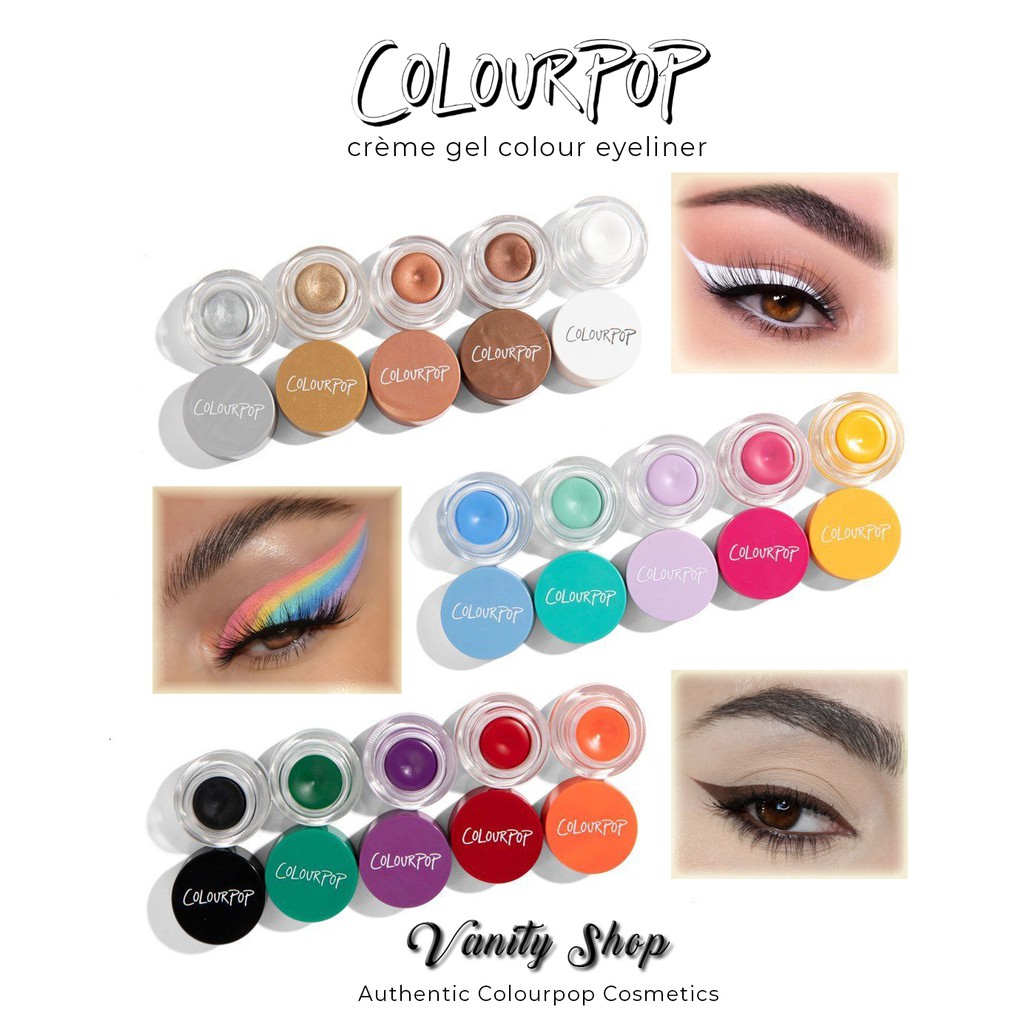 Colourpop Creme Gel Colour Eyeliner Swerve Exit Dimples Sour Candy