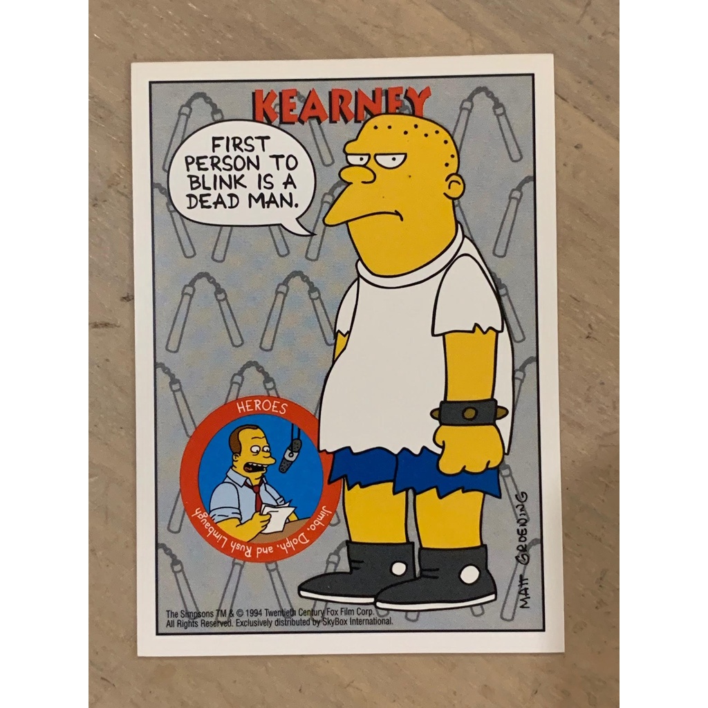 1994 Skybox The Simpsons Trading Card Jebediah Springfield Checklist