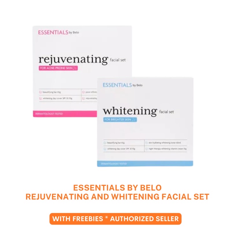 Belo Essentials Rejuvenating Facial Set | Shopee Philippines