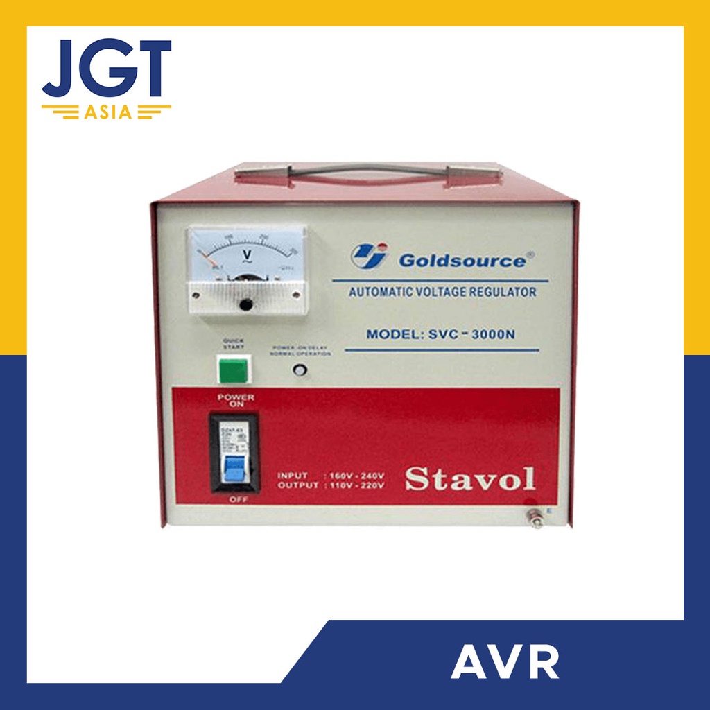 GOLDSOURCE 3000 watts AVR (SVC-3000N) Automatic Voltage Regulator w ...