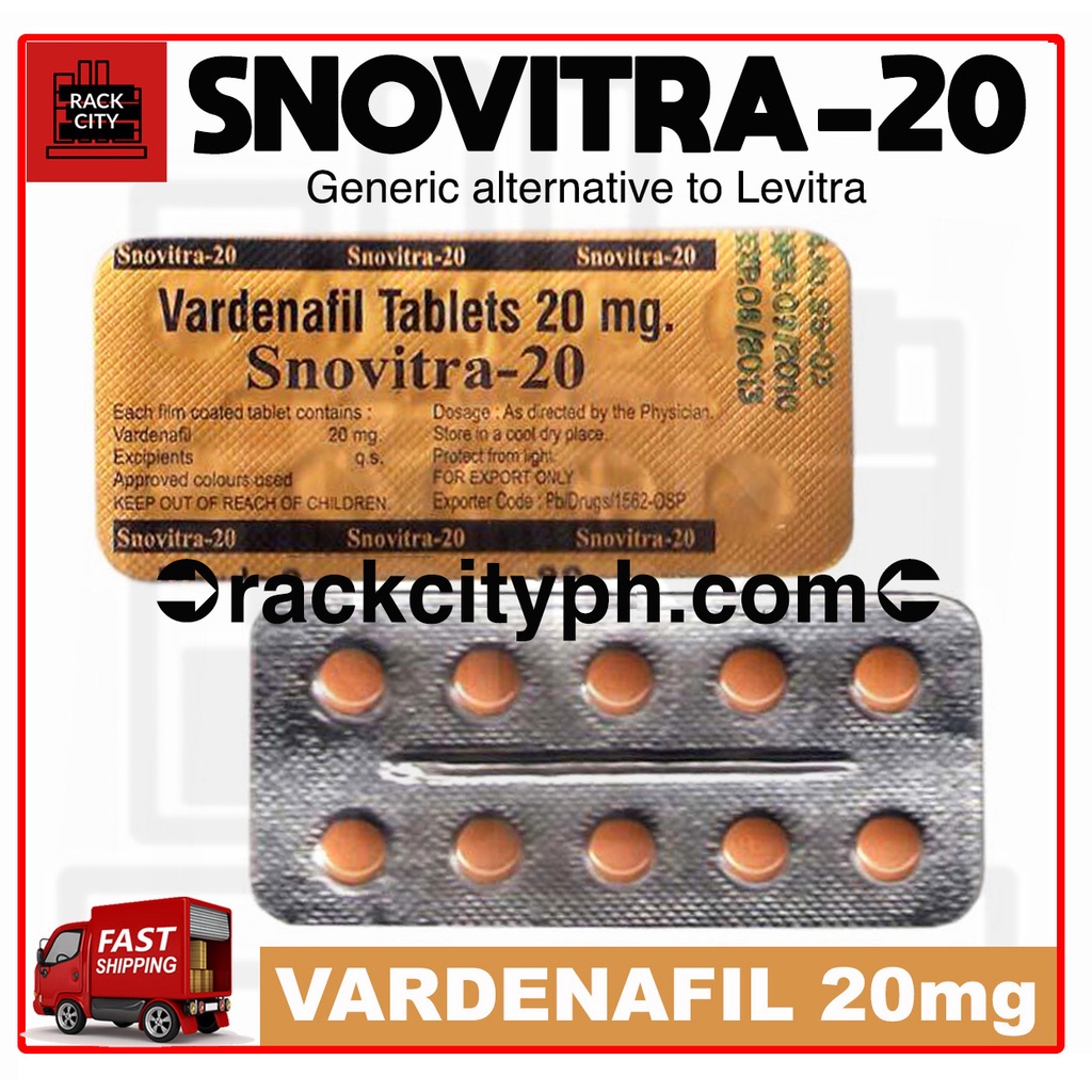 Vardenafil tablets 20 mg snovitra