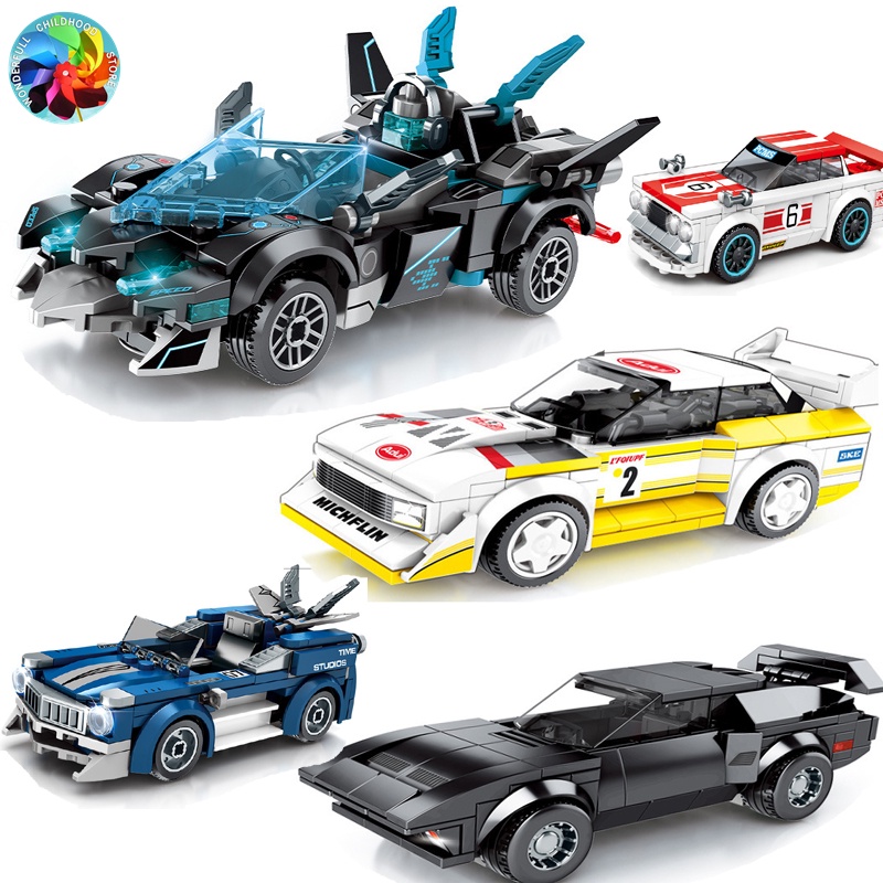 32Types Speed Champions Assemble Autos Model Building Blocks Supercar