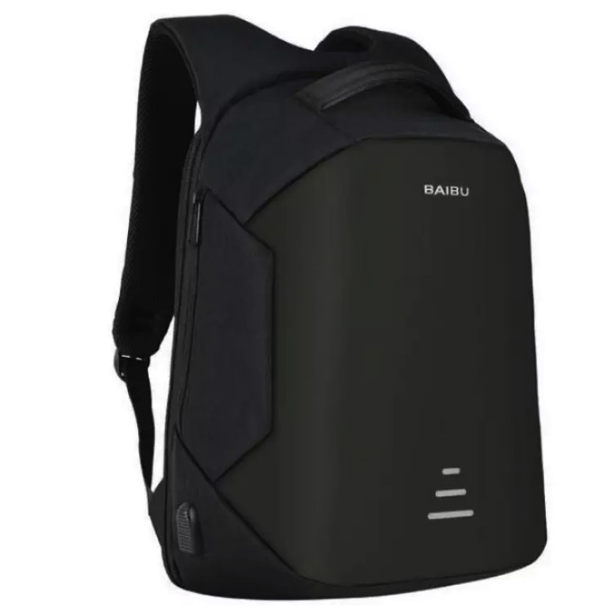 BAIBU Men Backpack Anti-theft Waterproof USB Charging Laptop Backpack ...