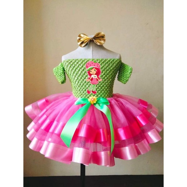 Strawberry shortcake hotsell birthday outfit