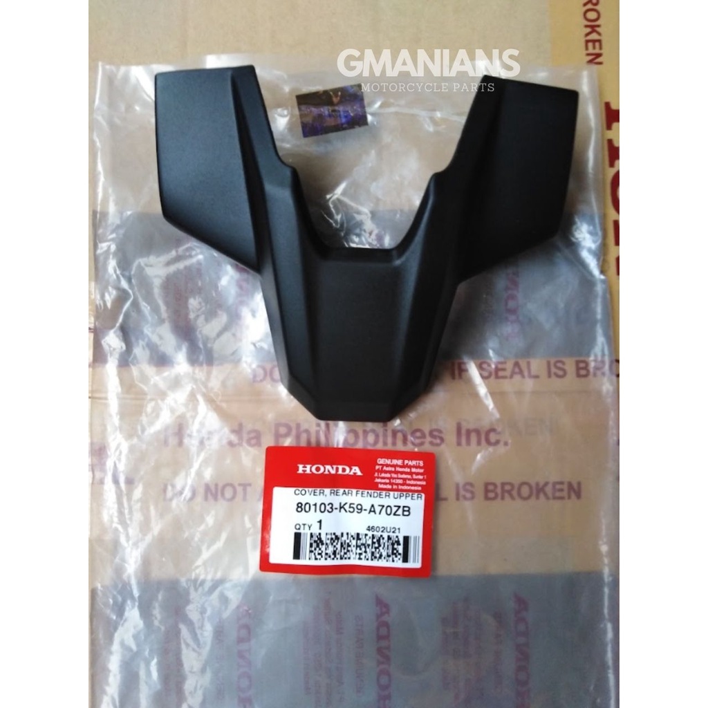 GENUINE Rear fender SET w/ upper & lower fender for CLICK 125/150 v2 ...