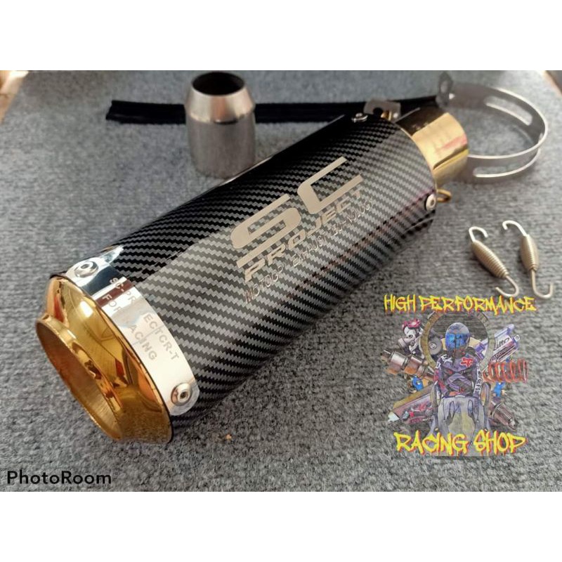 SC PROJECT CARBON | 51MM | OPEN SPEC | for BIG ELBOW EXHAUST . | Shopee ...