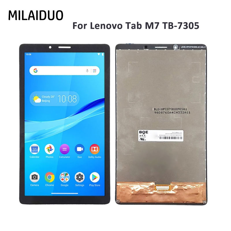 LCD E Touchscreen Completo Per Lenovo Tab M7 TB-7305F E TB-7306F - Nero - Foto 2
