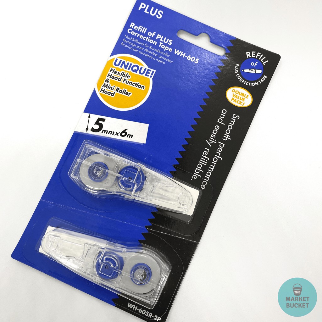 Plus Whiper WH605R Correction Tape Refill Shopee Philippines