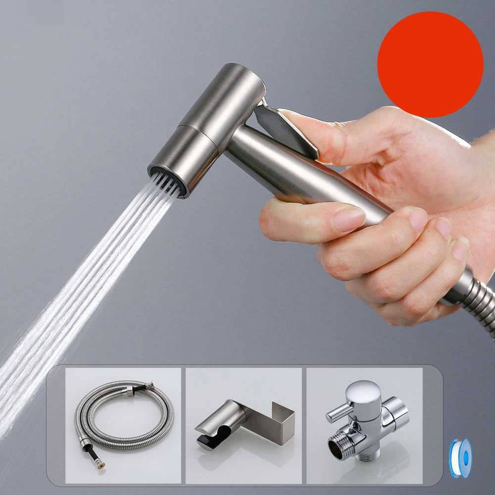 Jet Shower Toilet Washer Bidet Bidet Closet WC 5Set Hose | Shopee ...
