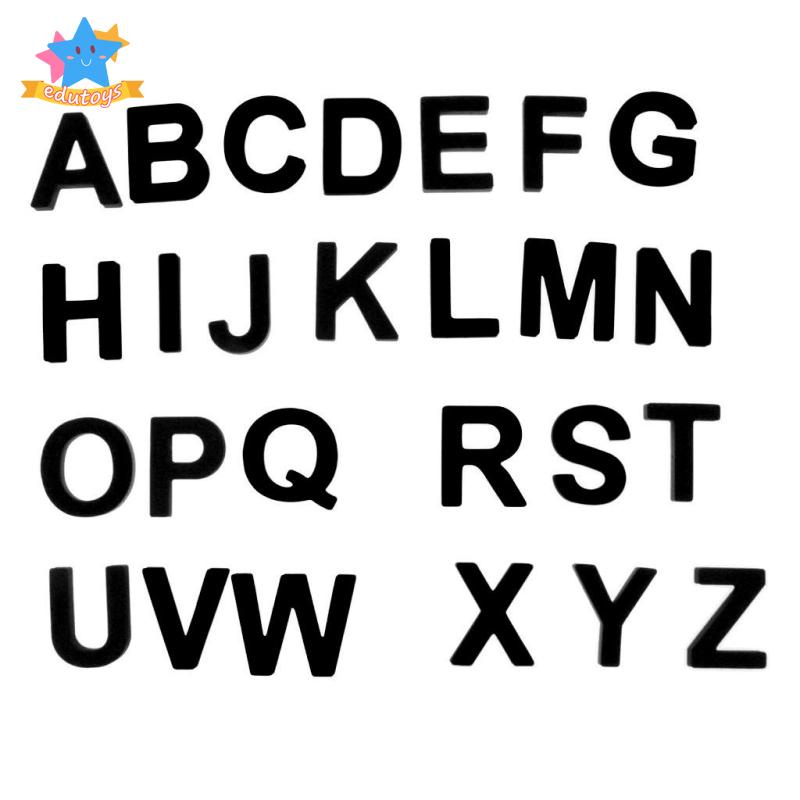 Pretty Black EVA Alphabet/Letters Fridge Auto Car Stickers Children ...