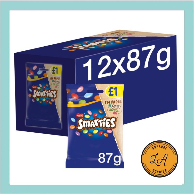 Smarties Paper Pouch 12x87g per box | Shopee Philippines