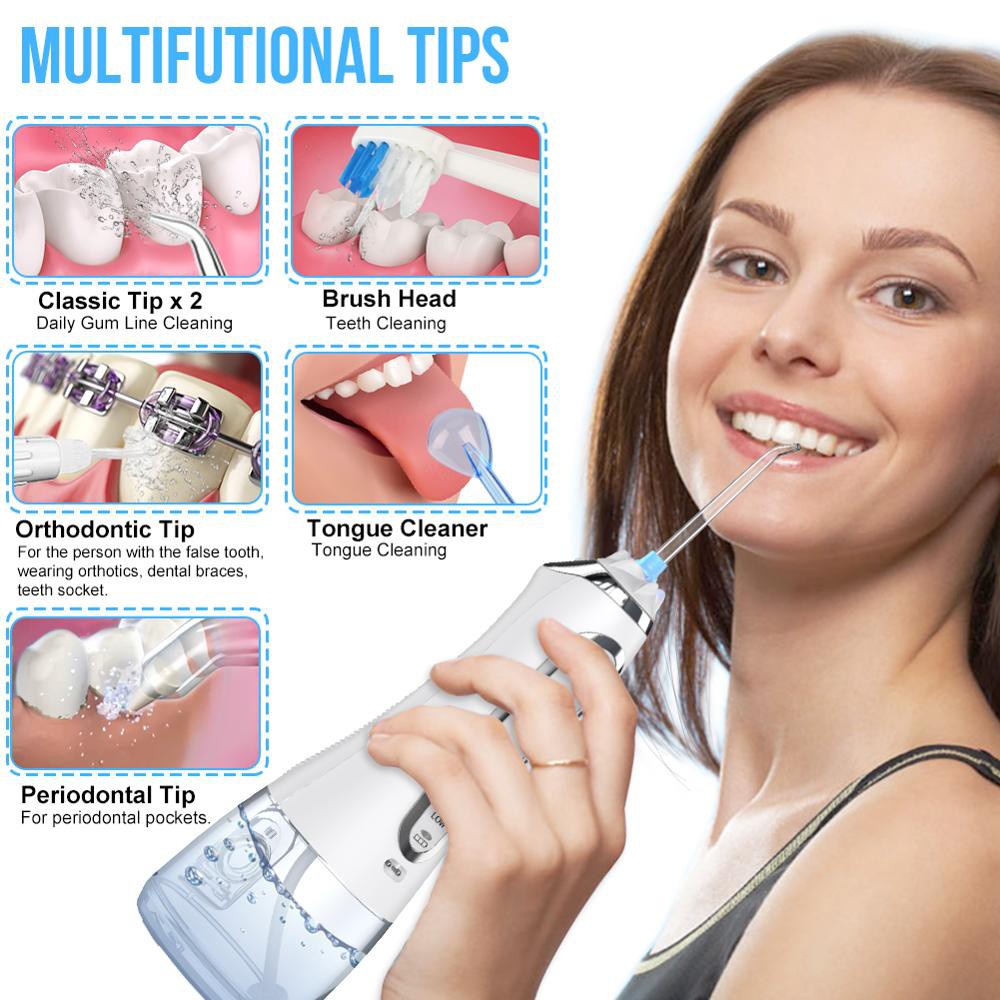 water flosser for teeth for fixed bridge teeth dental irrigator