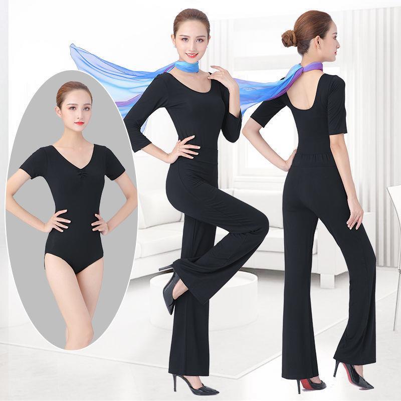 ❃☞Body etiquette training clothes dance practice clothes suit female modern  dance modal catwalk perf