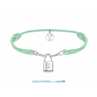 Louis Vuitton Lockit x Virgil Abloh Cord Bracelet - Blue, Sterling Silver  Charm, Bracelets - LOU715833
