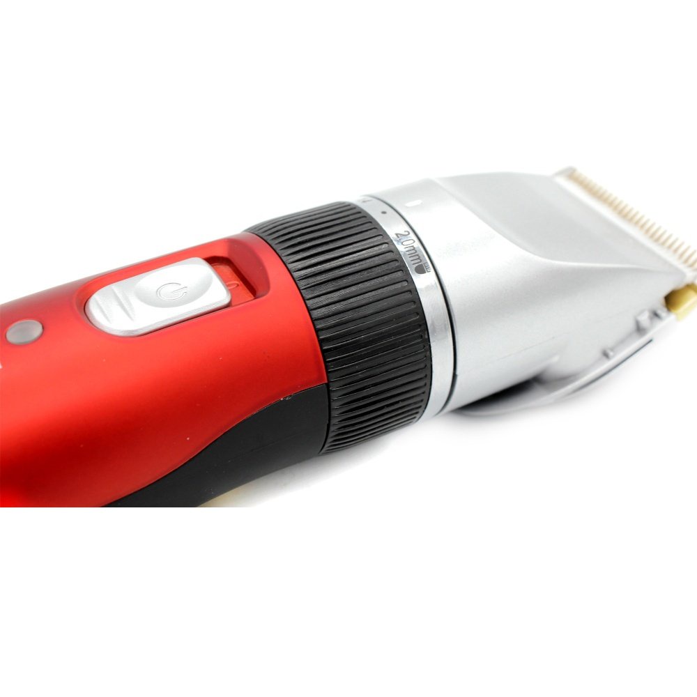 CLIPPERRED 001Professional Quiet Hair Clippers Cordless Rechargeable