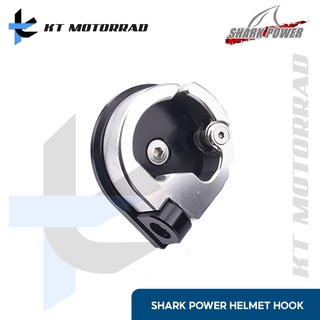 KT Aerox155/Nmax155 Shark Power Helmet Hook Holder Heavy Duty CNC Aluminum