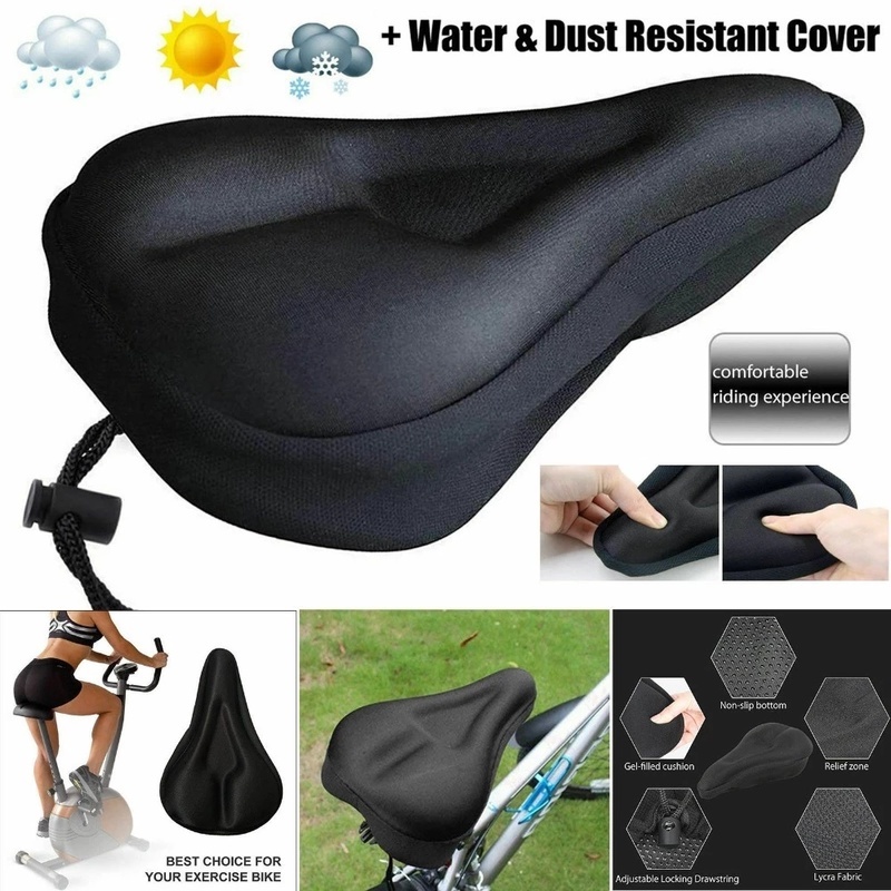 3D Soft Thickened Bicycle Seat Breathable Bicycle Saddle Seat