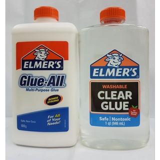  Elmer's E305 Washable School Glue, 5 oz Bottle, 2 Pack, Clear  : General Purpose Glues : Office Products