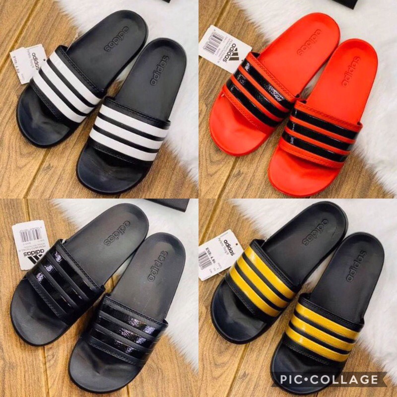 Wide discount adidas slides