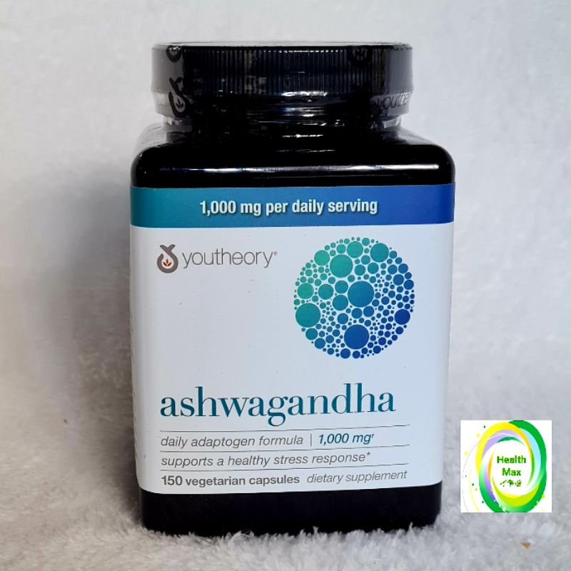 Youtheory Ashwagandha 1000mg 150 capsules Shopee Philippines