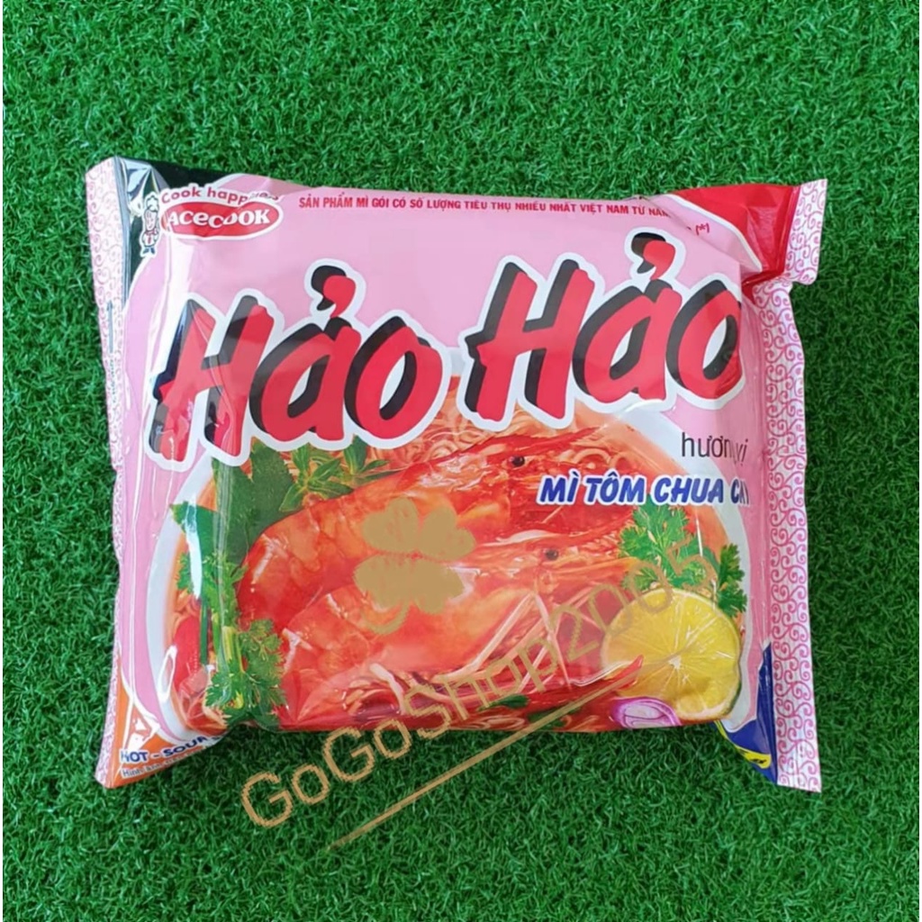 【vietnam】1 Pack Hao Hao Mi Tom Chua Cay Hot Sour Shrimp Flavour Vietnamese Instant Noodles