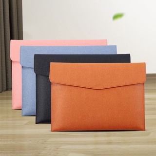 Waterproof Leather A4 Business Briefcase File Folder Document Paper ...