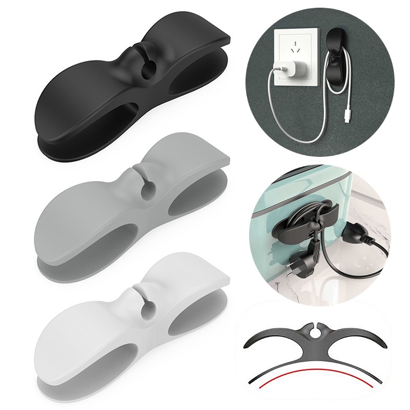Multi-function Cable Organizer Cable Winder Clip Plug Holder Cable ...