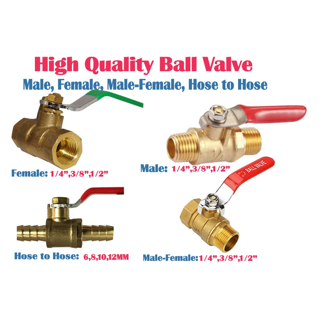 industrial Grade/High Quality Brass Ball Valve - Air Compressor, Gas ...