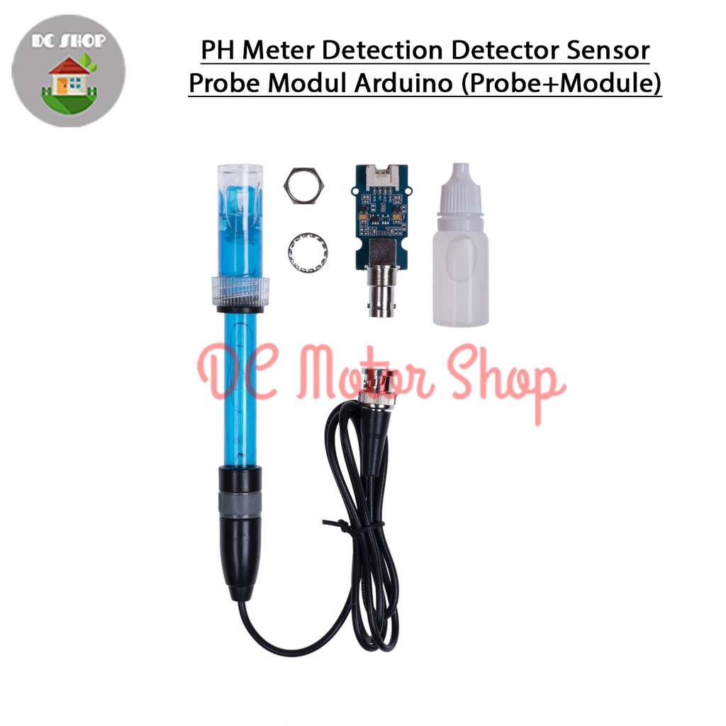 Ph Meter Detection Detector Sensor Probe Arduino Module (Probe+Module ...