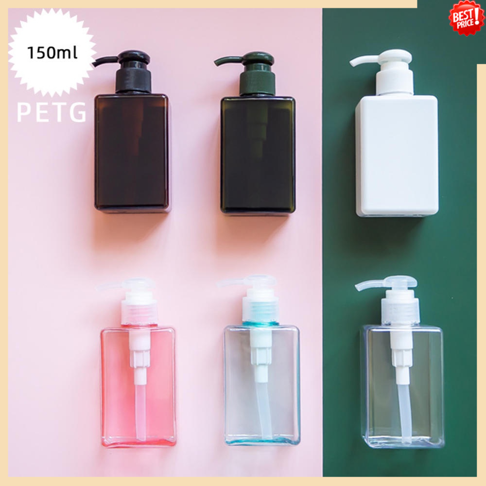 Refillable Pump Bottles 150ml Plastic Empty Pump Bottles for Lotions