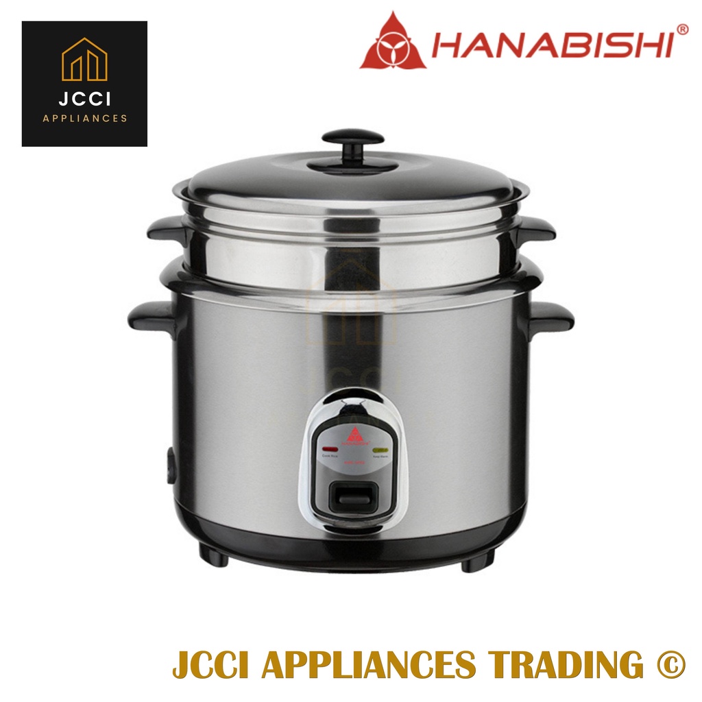 Hanabishi Rice Cooker 1.8 Liters HHRC18PSS Pure Stainless Steel