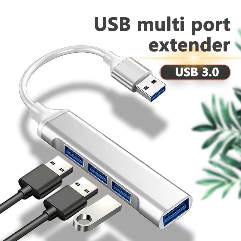 High Speed 4 Ports Usb Hub Ultra Slim Data Usb 30 Hub Usb Port Portable Otg Hub Usb Splitter 