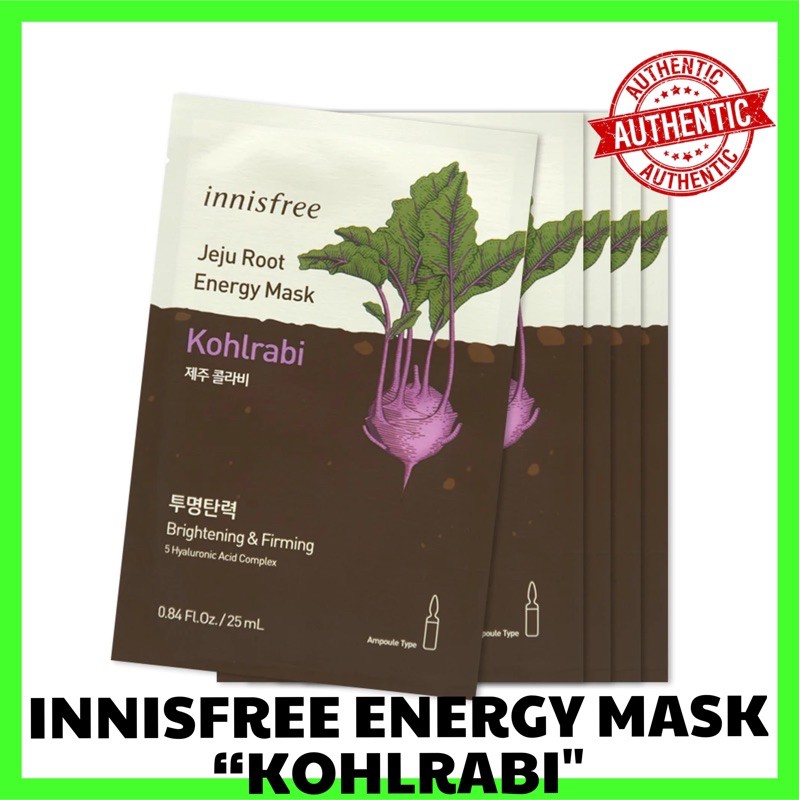 INNISFREE KOHLRABI JEJU ROOT ENERGY MASK Shopee Philippines