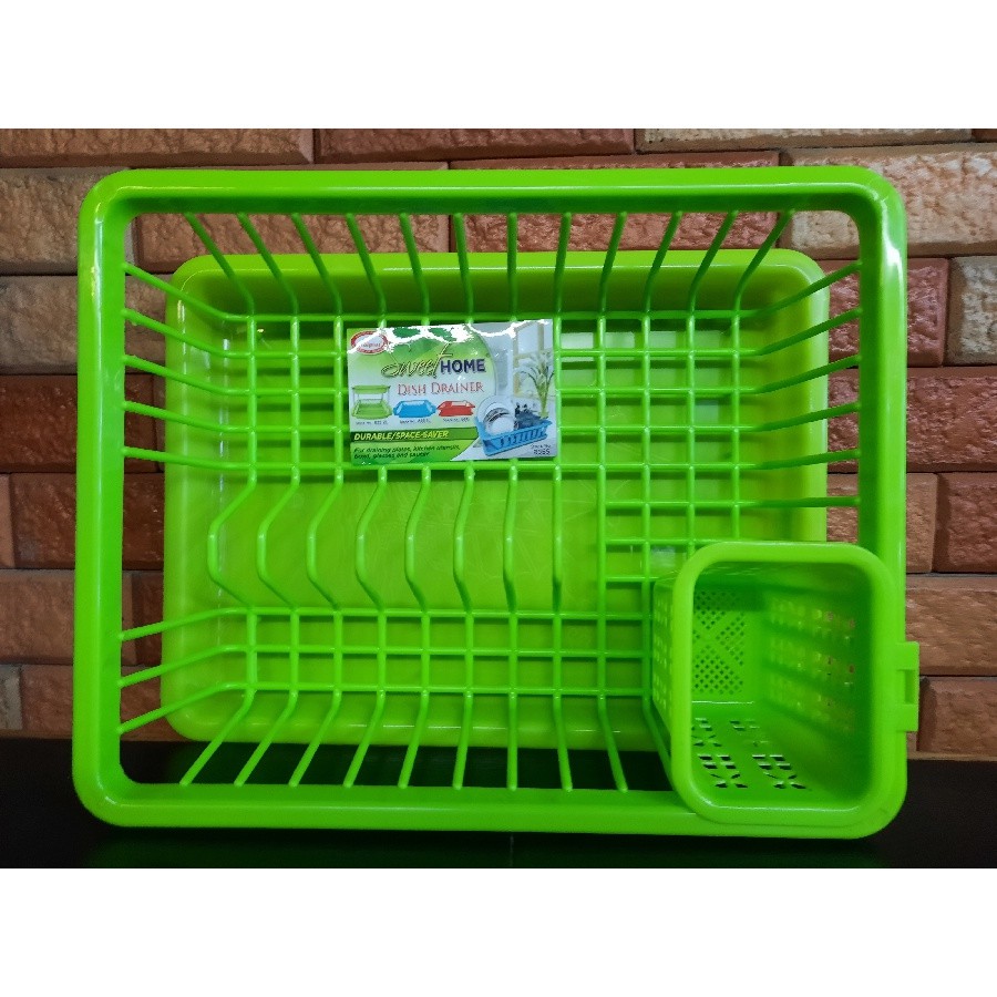 Shell Dish Rack Drainer With Cover | Shopee Philippines